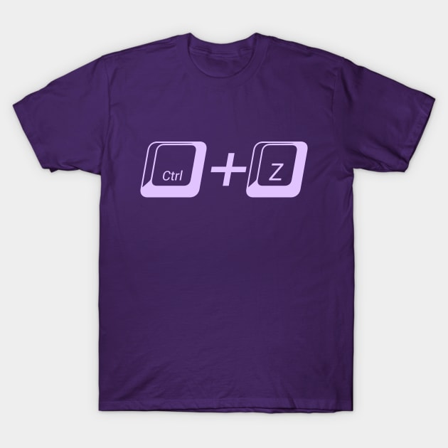 ctrl + z T-Shirt by Wyrd Merch